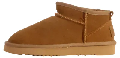 Zdjęcie produktu dla Botki typu "chausson" wykonane ze skóry i wełny Merino