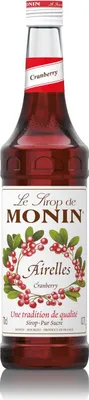 Produktbild von Monin Cranberry Barkeeper Sirup 700 ml