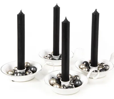 Image de Omgoods - Décoration de table de Noël moderne avec bougeoir