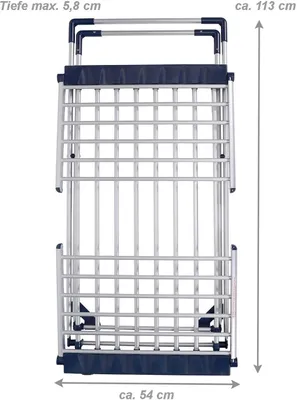 Image de Séchoir à linge électrique, pliable, 20 barres chauffantes en aluminium, 12 m de surface de séchage, silencieux, stable, antidérapant, charge max. 15 kg, interrupteur marche/arrêt, 230 W