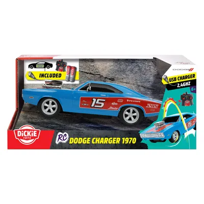 Produktbild von Dickie RC Dodge Charger 1970 - Ferngesteuertes Auto 1:16 - Rennspielzeug