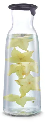Produktbild von Zeller Present 19671, Flasche, 1 l, Transparent, Glas, Rund, Silikon