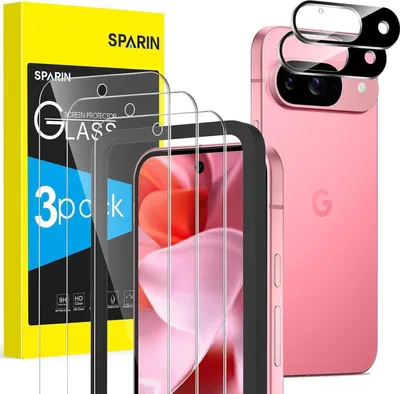Image de Protection blindée en verre 3 Film de protection 2 Protection de la caméra pour Google Pixel 9 6.3 pouces