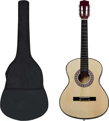 Produktbild von The Living Store 8-tlg. Klassische Gitarre Set für Kinder und Anfänger 3/4 36"