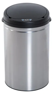 Zdjęcie produktu dla Czujnik ruchu, kosz na śmieci 30 L. Automatyczny kosz na śmieci z miękkim domykaniem pokrywy, wodoodporny pojemnik na odpady, pojemnik na śmieci do biura