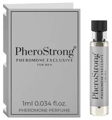 Produktbild von PheroStrong Pheromone EXCLUSIVE für Männer - Parfüm mit Pheromonen für Männer zur Erregung von Frauen, 1 ml