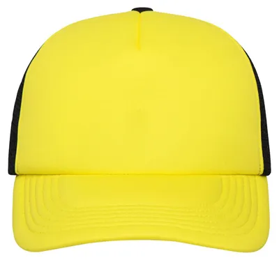 Image de Myrtle Beach - Casquette de baseball, maille, polyester LT998 (taille unique) (jaune soleil/noir)