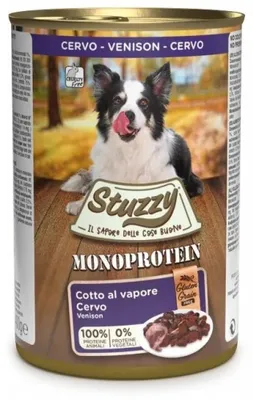 Obrázek produktu pro STUZZY Monoprotein Venison - mokrá krmiva pro psy - 400 g