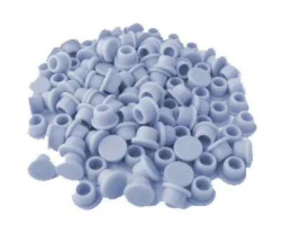 Produktbild von Lamello Clamex Abdeckkappen, fenstergrau, 100 Stk. | 335287