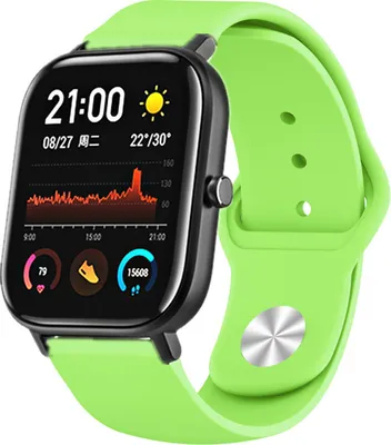 Produktbild von Strap-it Xiaomi Amazfit GTS Sportarmband (Hellgrün)