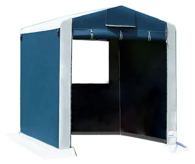 Produktbild von DWT Gerätezelt Cabina 150x220 cm (BxT) PVC - Beistellzelt freistehend - Vorzelt - Gerätehaus - Fahrradgarage  - mobile Zeltgarage  - Winterfest