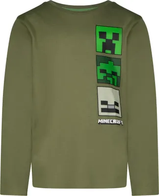 Obrázek produktu pro Minecraft Skins tmavě zelená s dlouhým rukávem, top velikost 116