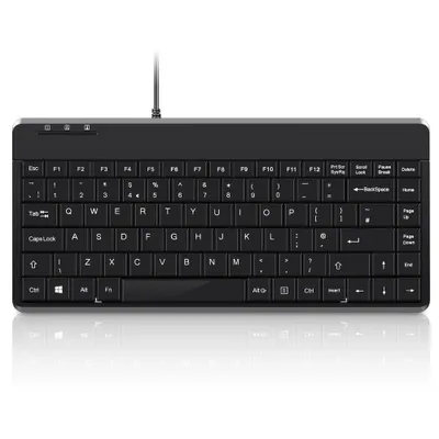 Produktbild von Perixx PERIBOARD-409U, Kabelgebunden, USB, QWERTZ, Schwarz