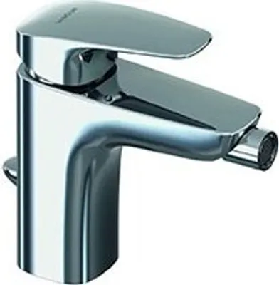 Produktbild von VIGOUR Einhand-Bidet-Batterie white mit Ablaufgarnitur verchromt