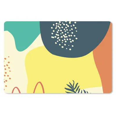 Produktbild von MuchoWow® Mauspad Mousepad Sommer - Formen - Abstrakt 27x18 cm - Mousepads - Maus Mat - Pad - Mausunterlage - Büroartikel - Desk Matten