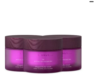 Produktbild von Rituals Yozakura Whipped Body Cream 3er Pack – 3×220 ml