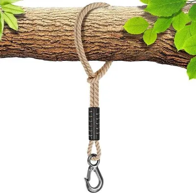 Immagine prodotto di Corda di sicurezza per amaca - 10 mm - 50 cm - Corda naturale - Garnele