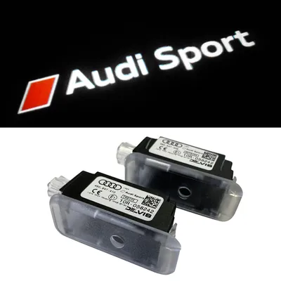 Original Audi Sport LED Einstiegsbeleuchtung Tür Logo Projektor für viele Audi – Produktansicht