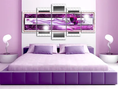 Produktbild von Akustikbild Abstrakt 200x100 cm Bilder Akustikschaum Hochleistungsschallabsorber Schallschutz Leinwand 5 tlg Wandbild Raumakustik Schalldämmung 020101-178