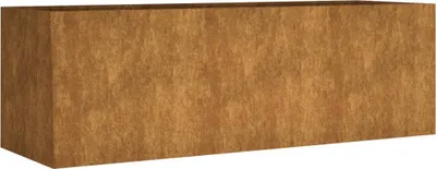 Image de vidaXL Lit surélevé 120x40x40 cm acier corten