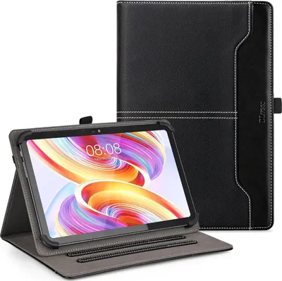 Image de Housse pour tablette 10-11 pouces, multi-vues en cuir PU, Compatible avec la tablette Teclast