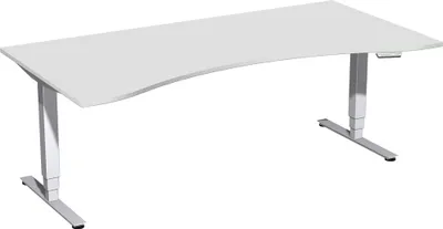 Produktbild von Gera Elektro Pro+Elektro-Hubtisch höhenverstellbar, 2000x1000x625-1285, Lichtgrau/Silber