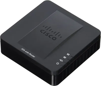 Zdjęcie produktu dla Cisco SPA122 - PPoE - ICMP - UDP - TCP - RTP - RTCP - 5W - 5V - 2.0A - 101 x 28 x 101 mm - 153 g - 0 - 45 °C - -25 - 70 °C