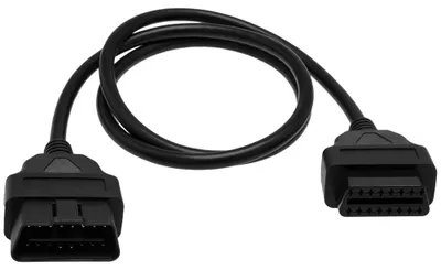 Produktbild von Buchse 1,0 Meter 16 Pin Diagnose Interface OBD 2 Verlängerung Kabel Stecker auf