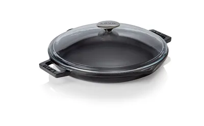Produktbild von LAVA Pfanne mit Deckel schwarz Ø 31,5 cm, Serie Frying pans lid Gusseisen