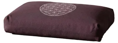 Produktbild von Yogakissen - klein - Blume des Lebens - mit Dinkelspelz-Füllung