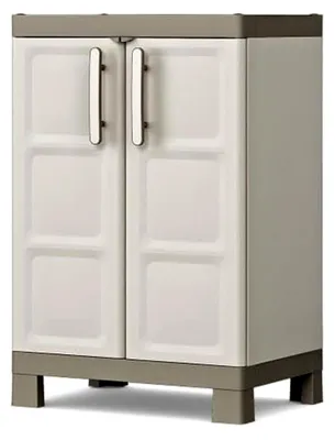 Produktbild von Niedriger Schrank mit 2 Türen und 2 verstellbaren Einlegeböden 97 x 65 x 45 cm