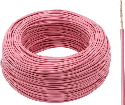 Image de Câble LGY/H05V 1x1 mm rose - 2 m