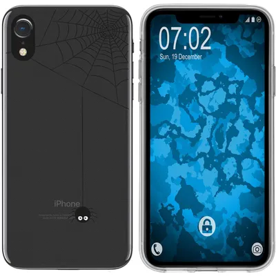 Produktbild von PhoneNatic Case kompatibel mit Apple iPhone Xr Silikon-Hülle Herbst Spinne/Spider M3