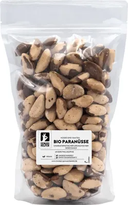 Produktbild von Paranüsse , ganze Paranusskerne, Nüsse ohne Schale, 900g