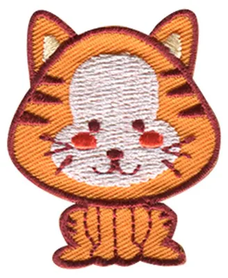 Obrázok produktu pre Tiger animal - nášivka, nažehľovacia nášivka, nažehľovacia aplikácia, nášivky, záplaty, na nažehlenie, veľkosť: 3,7 x 4,6 cm