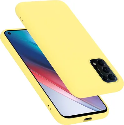 Produktbild von Cadorabo Schutzhülle für Oppo FIND X3 LITE Hülle in Gelb Handyhülle Case Cover TPU Etui