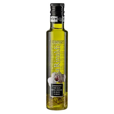 Produktbild von Casa Rinaldi Olio Extra Vergine al`Aglio/Knoblauch 250 ml.
