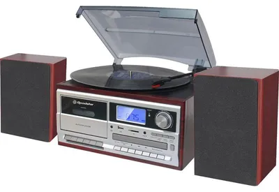 Produktbild von Roadstar HIF-8892EBT, Kirsche (Frucht), Silber, Holz, 1 Deck(s), 1 Disks, 8 W, 64 W, FM
