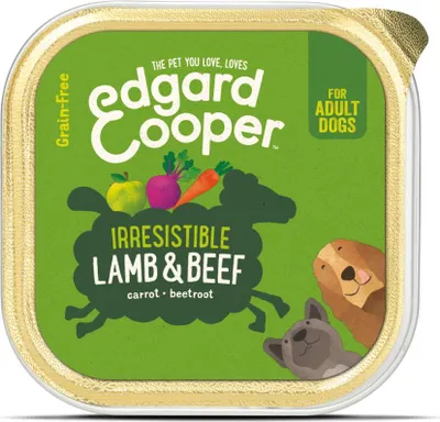 Productafbeelding van Hond kuipje lam box 150g Edgard & Cooper