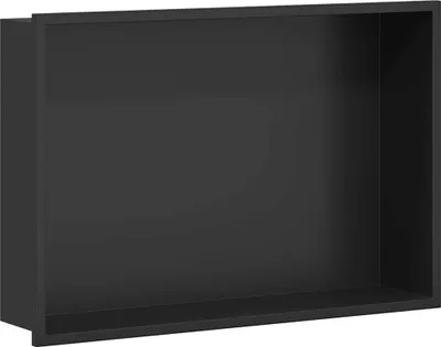 Obrázek produktu pro vidaXL Sprchový kout černý 45 x 30 x 9,5 cm nerezová ocel