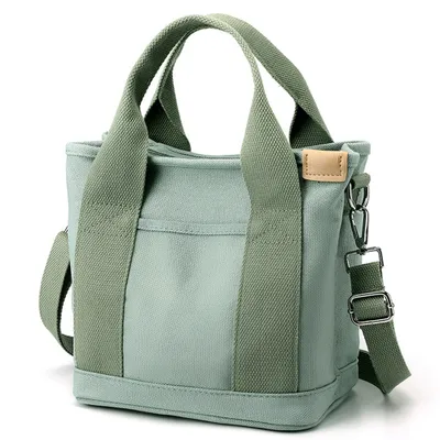 Produktbild von Canvas Schultertasche 1 Stück, Mit Reißverschluss Und Verstellbarem Gurt, Kleine Hobo Tasche Für Damen