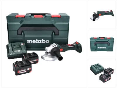Immagine prodotto di Metabo W 18 LT BL 11-125 Akku-Winkelschleifer 18V Schleifgerät mit 2x 4Ah