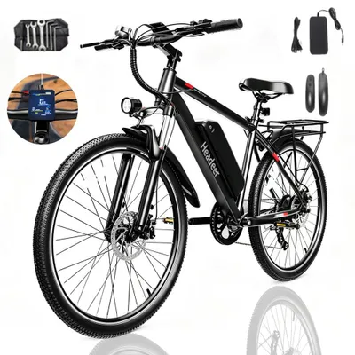 Image de BK1350 Vélo électrique urbain adulte, batterie 48V 15Ah, freins à disque avant et arrière, fourche à suspension, autonomie 90 km