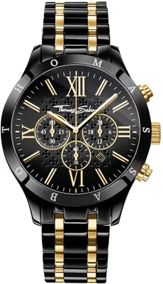 Produktbild von Thomas Sabo WA0264-278-203 Rebel Urban Chronograph Herrenuhr