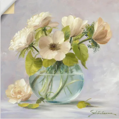 Produktbild von ARTland Wandbild, selbstklebend Gelbe Windröschen Größe: 70x70 cm