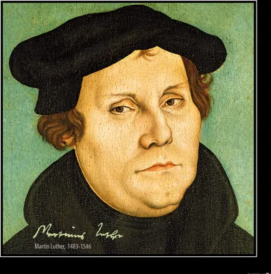 Produktbild von Martin Luther Kunstdruck Bild - Portrait, 1529 (70 x 70 cm)