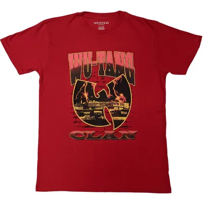 Produktbild von Wu-Tang Clan Brick Wall Red M T-Shirt