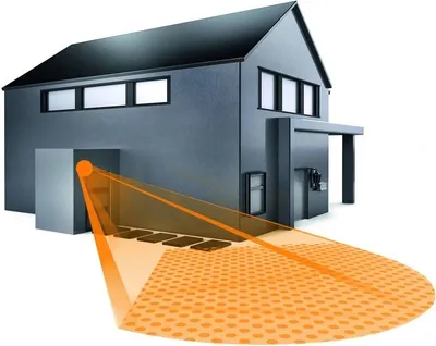 Produktbild von STEINEL ST 608810, Wand, Weiß, IP54, 2000 Lux, 140°, CE