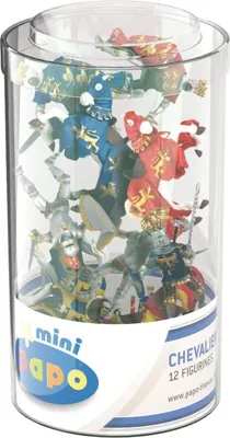 Immagine prodotto di Papo Mini Knights (tubo, 12 pezzi)