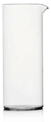Röhrenkrug mit Henkel, 1000 ml, Borosilikatglas